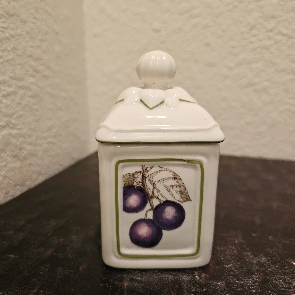 Cascara Charm by Villeroy & Boch Ceramic Pot Jam Jars Set & Tray - Picture 15 of 16